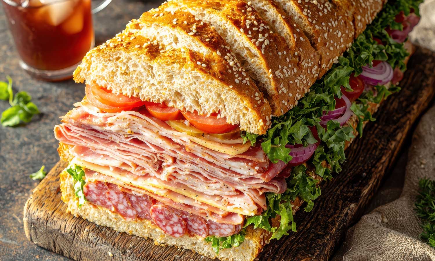 Italian-Sub-Sandwich - Santos Wood Fired Pizza Santos Italian Sub