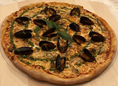 Pescatore Pizza - Santos Wood Fired Pizza Pescatore Pizza